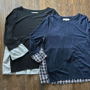 LOFT Mixed-Media Tops